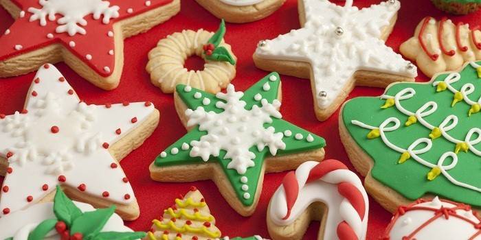 biscoitos festivos de natal