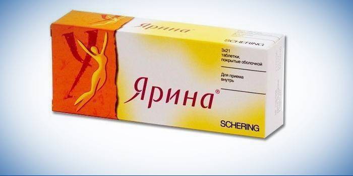 Antikoncepčné tablety Yarina