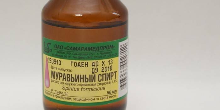 Alcohol de hormigas