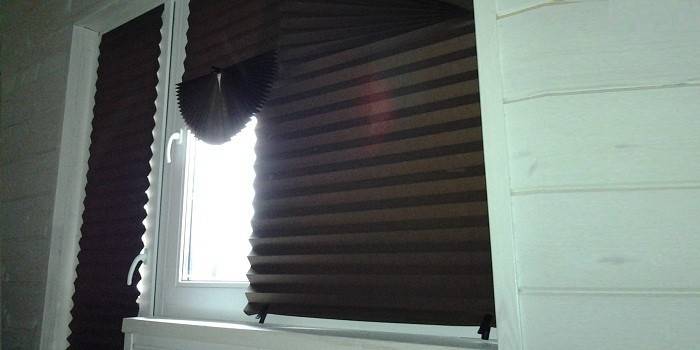 Cortinas de papel plisado