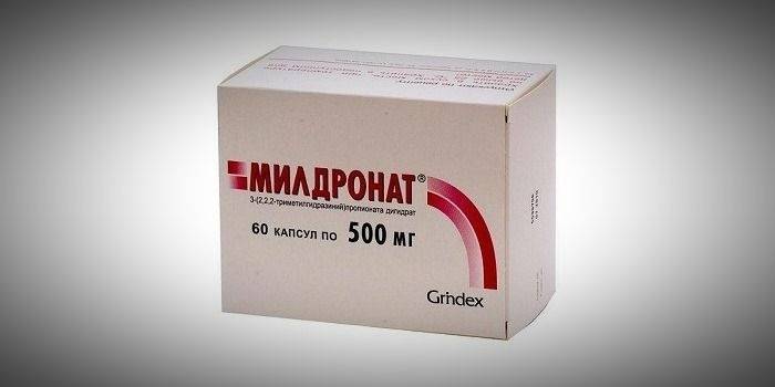 Lek Mildronate w opakowaniu