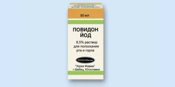 Roztok krému jódového povidónu v jednom balení