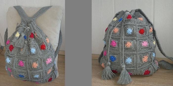 Plecak Crochet Square