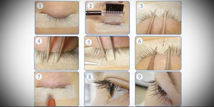 Extensiones de pestañas paso a paso