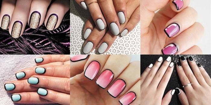 Novos desenhos de unhas