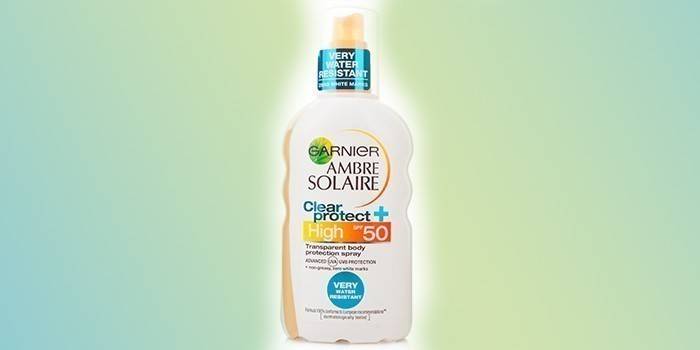 Spray com alto grau de proteção contra o elefante Ambre Solaire, Garnier, SPF 50