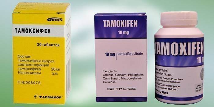 Tamoxifeno de vários fabricantes