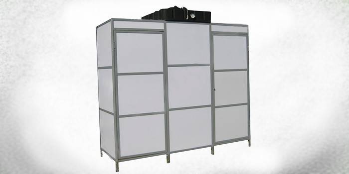 Cabine de duche aquecida 09 ARD-B150 trio-combi-lux