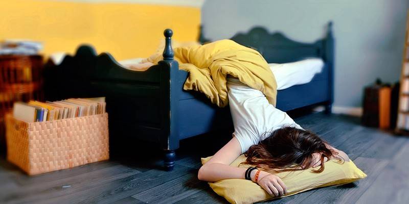Lugar de dormir inconveniente