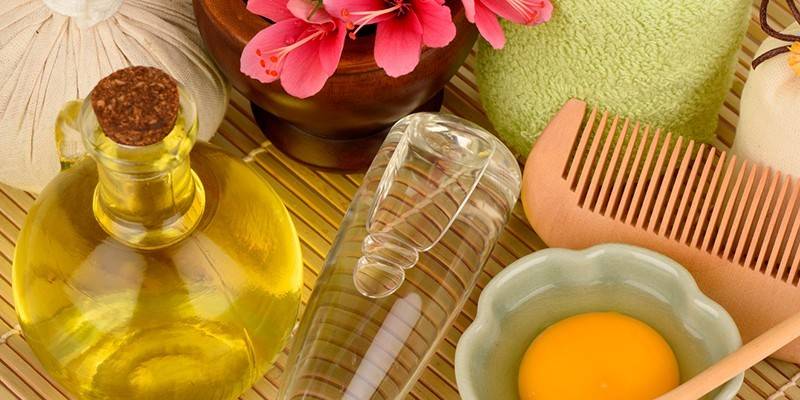 Ingredientes para mascarillas capilares