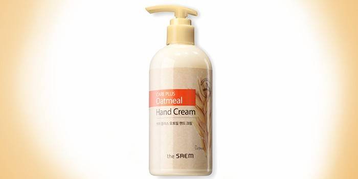 O creme de mãos Saem Care Plus Oatmeal