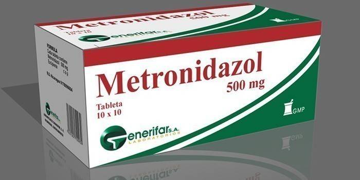 Metronidazol tablety v balení