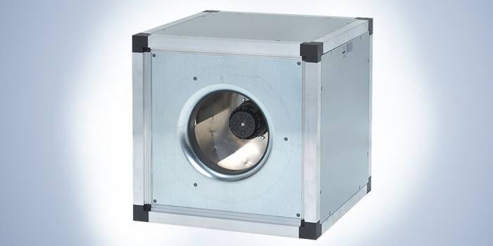 Kanał wentylatora w aluminiowej obudowie Systemair Multibox MUB 025 355Е4-A2