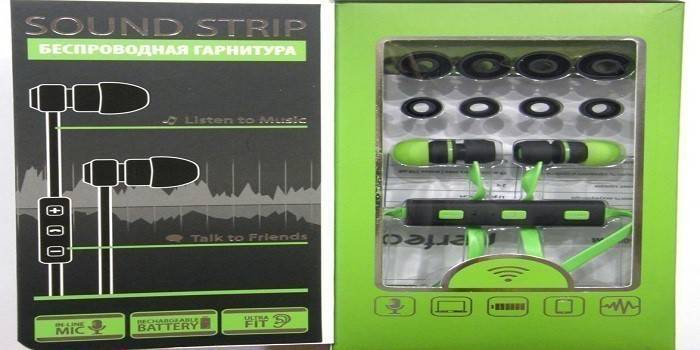 Fones de ouvido sem fio Perfeo Sound Strip