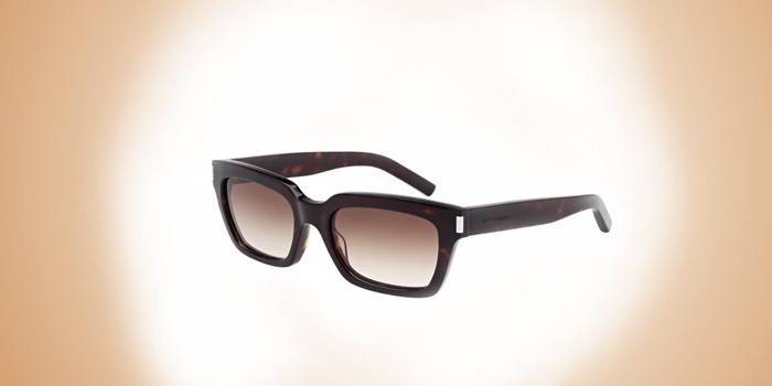 Óculos de marca retangular para homem Yves Saint Laurent