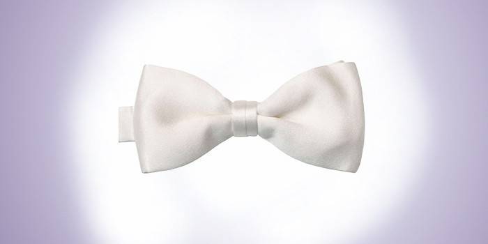 Biela motýlek Brioni 827229
