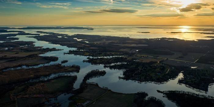 Świt nad zatoką Chesapeake