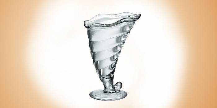 Sorvete de cristal da fortuna de Bormioli Rocco