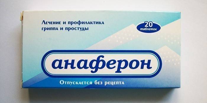 Tabletki Anaferon w opakowaniu