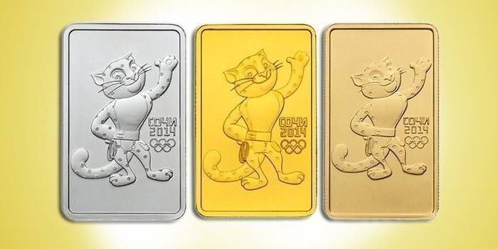 Série de moedas para os Jogos Olímpicos de Sochi 2014