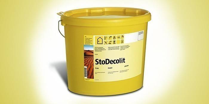 Balde com gesso mineral Sto-Strukturputz K 1.5