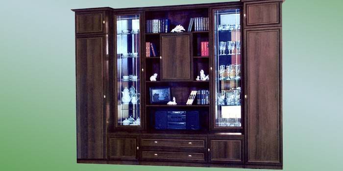 Parede modular para uma sala de estar Marina 10