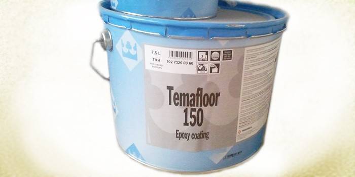 Suelo epoxi a granel Temaflor 150