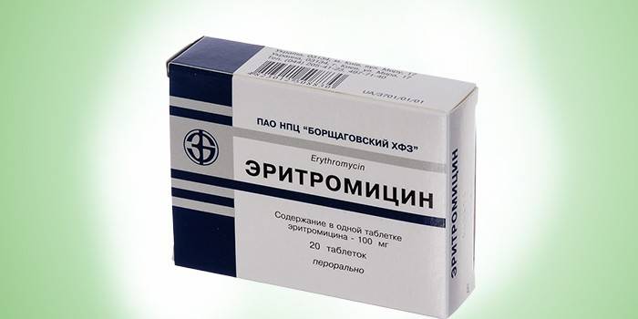 Tabletki erytromycyny