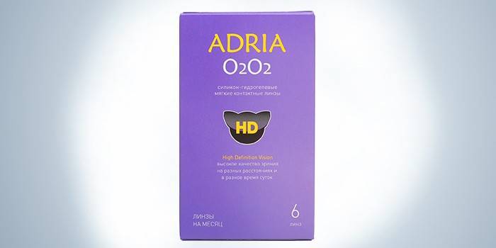 Lentes de longa duração Adria O2O2 (6 unid.)