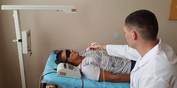Procedimento de terapia a laser