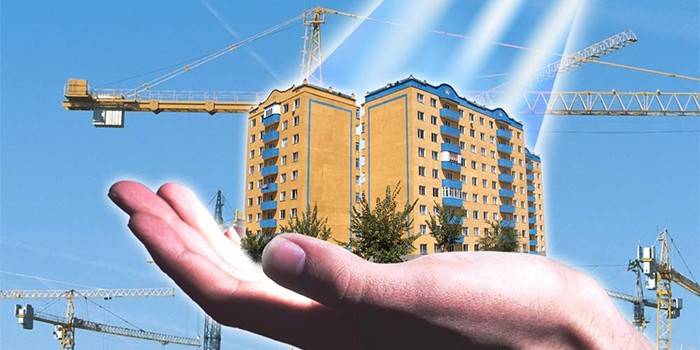 Nuevo edificio en la palma de tu mano.