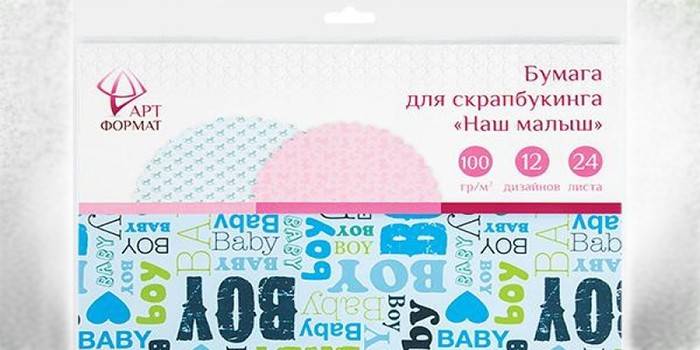 Papier do scrapbookingu Nasze dziecko od ARTformat
