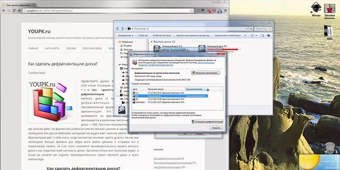 Otwórz okna na ekranie monitora