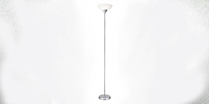 Lâmpada de assoalho com uma perna longa de cor prata Arte Lamp DUETTO A9569PN-1SI