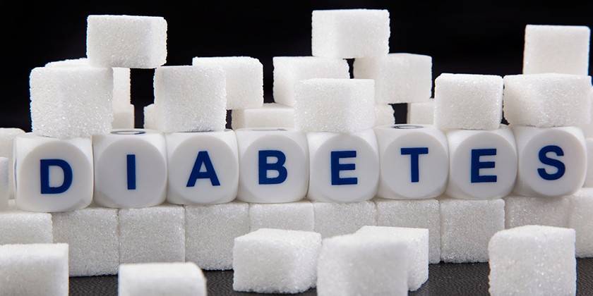Diabetes de inscrição e cubos refinados