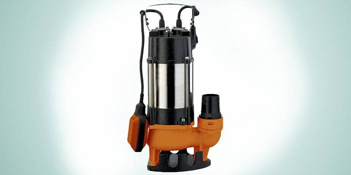 A bomba fecal com um moedor Whirlwind FN-450L