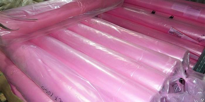Rolos de estufa rosa