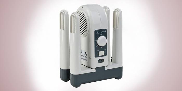 Secadora para varios pares de zapatos con ventilador.
