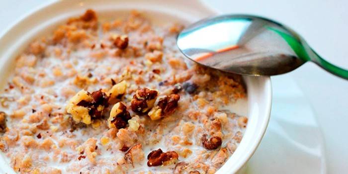 Muesli com nozes