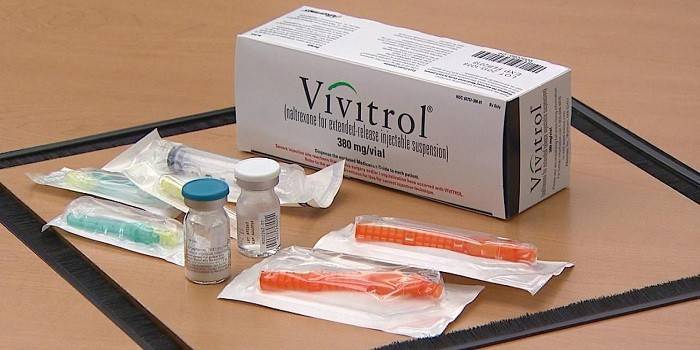 Vivitrol y jeringas