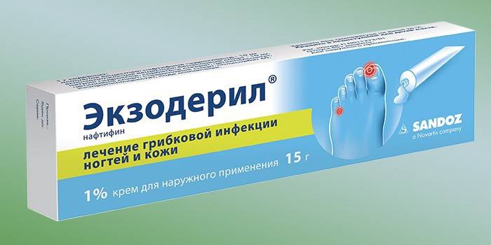 Exoderil krém na plesňové infekcie nechtov a pokožky
