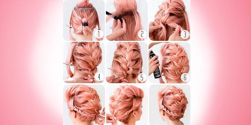 Con trenzas