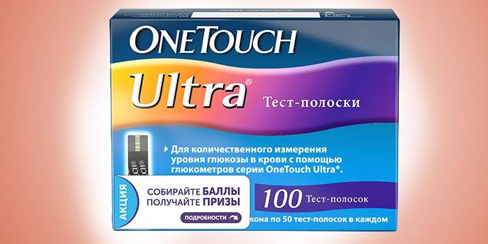 Pakowanie pasków testowych OneTouch Ultra