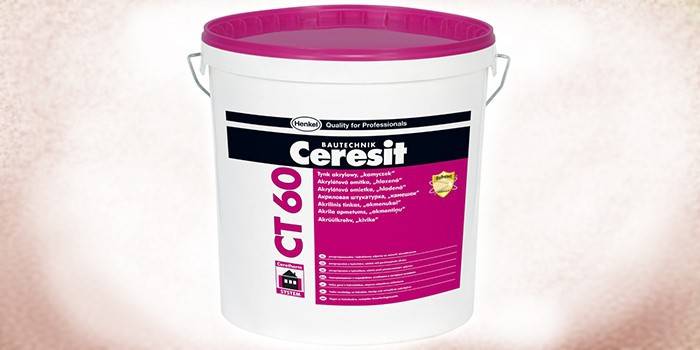 Balde com gesso acrílico Ceresit CT 60