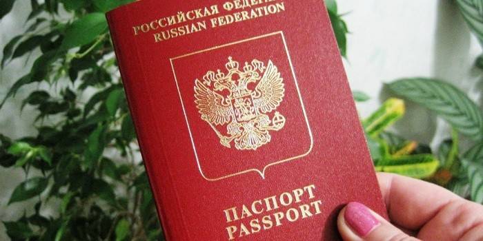 Passaporte na mão