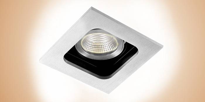 Downlight Embutida Donolux DL 18614/01 WW - SQ Branco / Preto