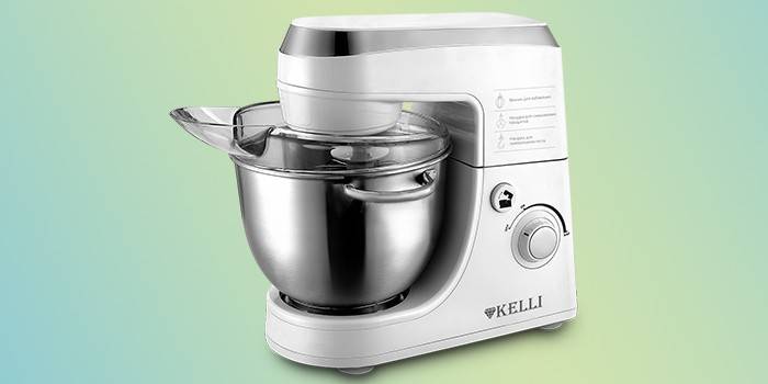 Obrotowy mikser ze stali nierdzewnej Kelli KL-5052