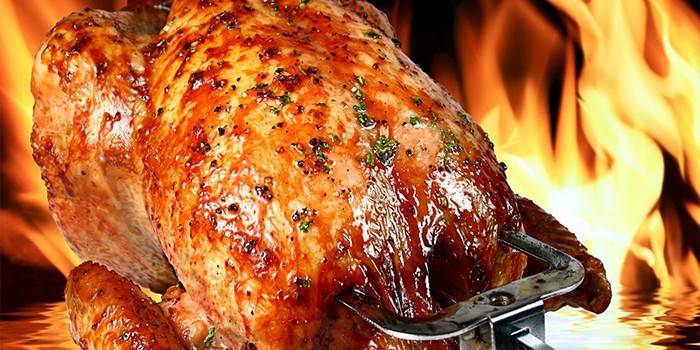 Pollo a la parrilla