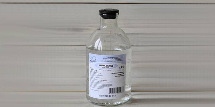 Botella salina