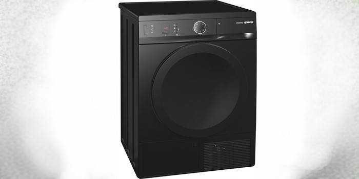Secadora negra Gorenje Simplicity D74SY2B